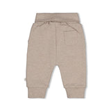 Feetje Broek Bruin melange - The Cuddle Company