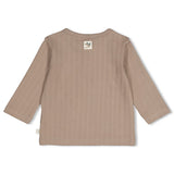 Feetje Longsleeve rib Grijs - Wiggle and Waddle
