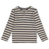 Sturdy Longsleeve rib met streep Offwhite - Rock the Earth
