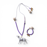 Feestbeest Ketting Lavendel voor bedel