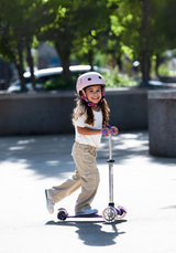 Micro Step Mini Deluxe LED paars glitter