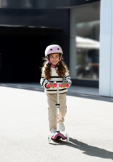 Micro Step Mini Deluxe LED roze glitter