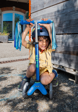 Micro Step Mini Deluxe LED blauw-groen