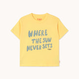 Tinycottons The Sun graphic tee mellow yellow