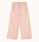 Tinycottons solid logo pant pastel pink