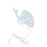 Jollein wandlamp whale grey