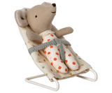 Maileg wipstoeltje stip voor babymuis - MY