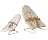 Maileg wipstoeltje stip voor babymuis - MY