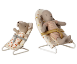 Maileg wipstoeltje stip voor babymuis - MY