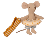 Maileg strandmuis in beach cabin - kleine broer