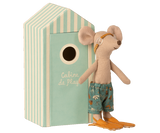 Maileg strandmuis in beach cabin - grote broer