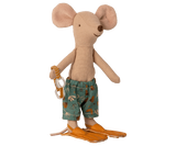 Maileg strandmuis in beach cabin - grote broer