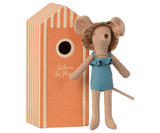 Maileg strandmuis in beach cabin - mama