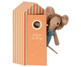 Maileg strandmuis in beach cabin - mama