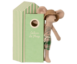 Maileg strandmuis in beach cabin - papa