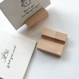 Leukigheidjes houten houder voor tegeltje