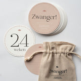 Leukigheidjes mijlpaalkaarten Zwangerschap