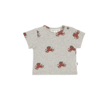 House of Jamie baby T-shirt stone octopus