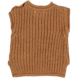 Búho baby soft knit spencer toffee