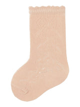 Lil' Atelier Baby kniesokken Dolaima rose dust