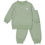 Feetje pyjama wafel green melange