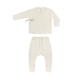 Quincy Mae 2-delig babypakje Ivory