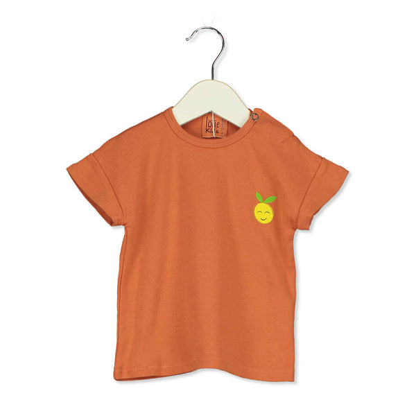 Lötiekids baby T-shirt lemon orange