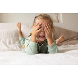 Feetje pyjama wafel green melange