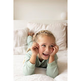 Feetje pyjama wafel green melange