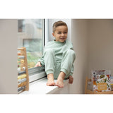 Feetje pyjama wafel green melange