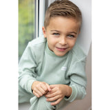 Feetje pyjama wafel green melange