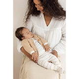 Feetje gebreid vest Ocean Child zand