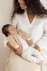 Feetje broek streep Ocean Child offwhite