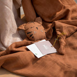 Baby Bello knuffeldoek Toby the Tiger Sandy Almond