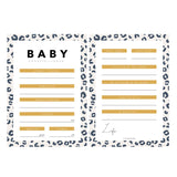 Studiobydiede babyshower voorspellingskaarten leopard
