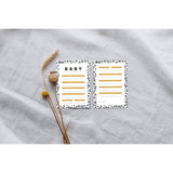 Studiobydiede babyshower voorspellingskaarten leopard