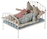 Maileg vintage bed offwhite - muis