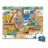 Janod Puzzel - Op de Bouwplaats 4+