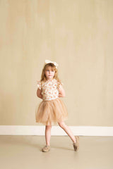 House of Jamie Tutu Skirt Shiny Beige