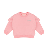 House of Jamie Frill Sweatshirt Poppy Peony