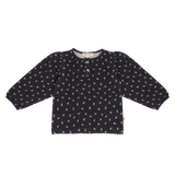 House of Jamie Balloon Blouse (LS) Petal Sapphire