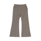 House of Jamie Flared Pants Sandshell Zig Zag