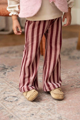 House of Jamie Flared Pants Ruby Stripes