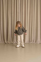 House of Jamie Frill Leggings Beige