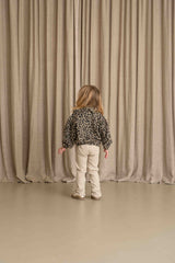 House of Jamie Frill Leggings Beige
