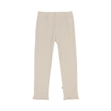 House of Jamie Frill Leggings Beige