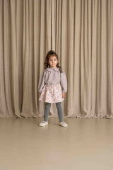 House of Jamie Puff Balloon Collar Jumper Mauve Rose