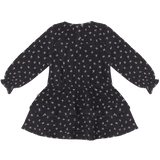 House of Jamie Ruffled Dress (LS) Petal Sapphire