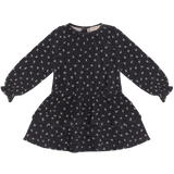 House of Jamie Ruffled Dress (LS) Petal Sapphire