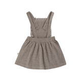 House of Jamie Ruffled Salopette Dress Sandshell Zig Zag